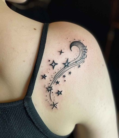 shooting star tattoo meaning 14