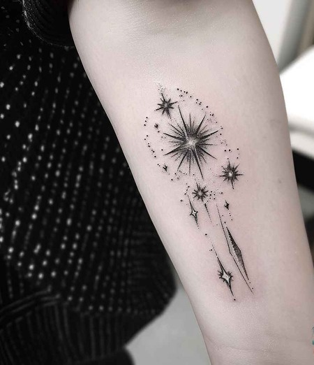 shooting star tattoo meaning 11