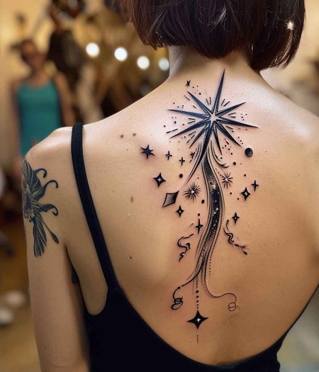 shooting star tattoo meaning 12