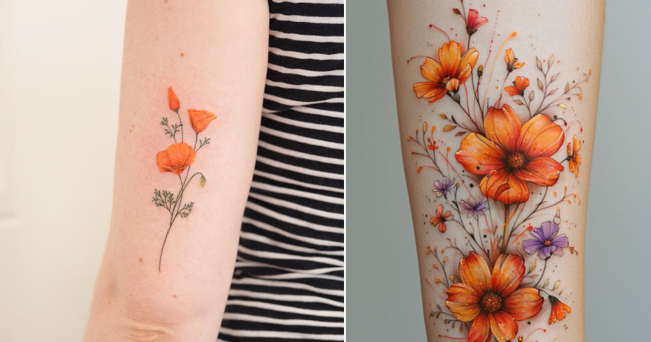 buttercup flower tattoo 6