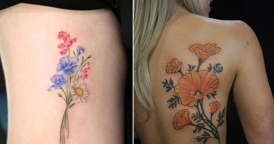 buttercup flower tattoo 7