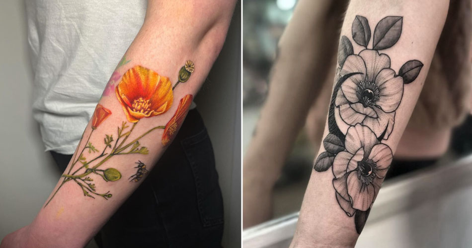 buttercup flower tattoo 1