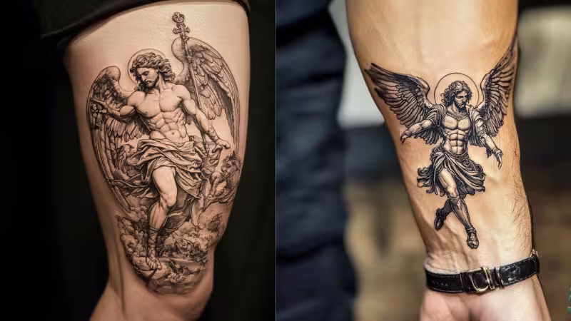 St Michael Tattoo meaning 3