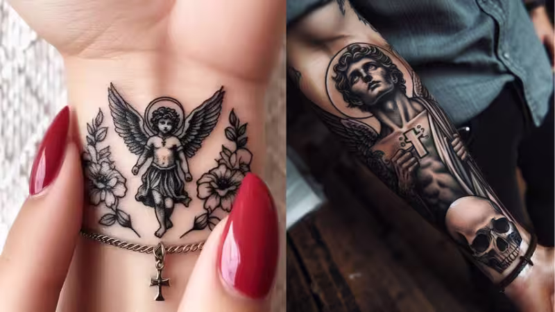 St Michael Tattoo meaning 4