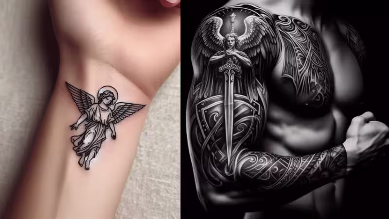St Michael Tattoo meaning 7