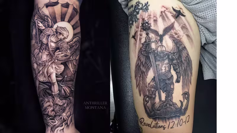 St Michael Tattoo meaning 8